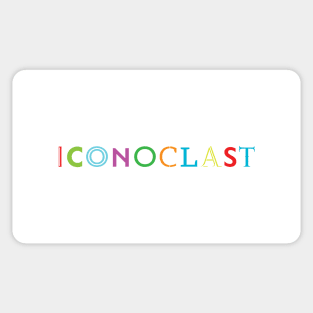 Quirky Type: Iconoclast Sticker